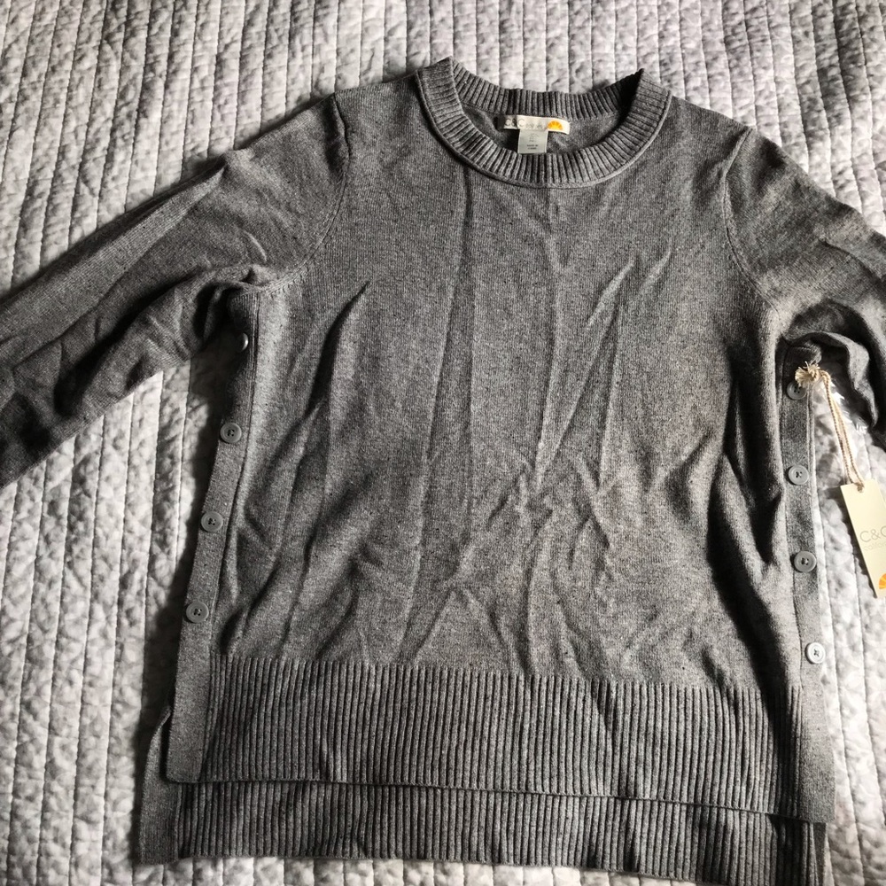 Gray Knit Sweater
